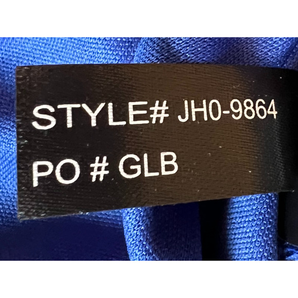 Jessica Howard Dress Womens Size 16 Blue Lace Lined Scallop Hem Back Zip NEW - Picture 10 of 12